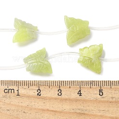 Natürliche Butter Jade Perlen Stränge&nbsp;G-B136-A11
