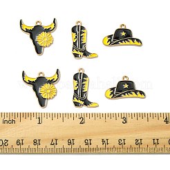 30 pz 3 stili western cowboy tema ciondoli in lega smaltata&nbsp;ENAM-FS0003-89