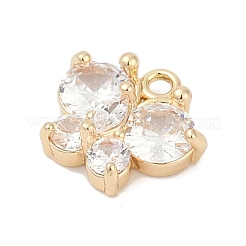 Pendentifs avec zircon cubiques à micro-pavés en laiton&nbsp;LS-KK-Z094-16G-02