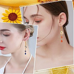 6pcs 2 style rack placage laiton émail breloques&nbsp;KK-SZ0006-14