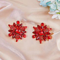 2 x Brosche mit Strass-Blume.&nbsp;JEWB-HY0001-10B