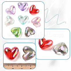 120pcs perles acryliques transparentes&nbsp;OACR-SP0002-23