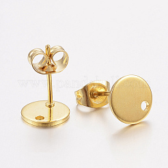 Ohrstecker-Beschläge aus Edelstahl 304&nbsp;X-STAS-F162-45G