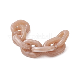 5 Stück handgefertigte Acryl-Kabelketten&nbsp;AJEW-JB01364