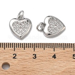 Pendentifs en laiton zircon cubique transparent&nbsp;KK-H256-09P