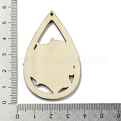 Pendentifs en bois&nbsp;WOOD-M012-02G
