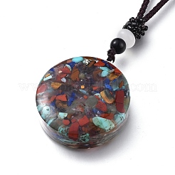 Orgonit-Chakra-Halsketten&nbsp;NJEW-P253-B