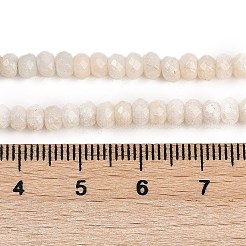 Chapelets de perles de jade blanche naturelle&nbsp;G-Z069-01I