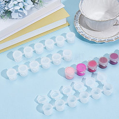 Leere Farbtöpfe aus Plastikstreifen&nbsp;AJEW-GF0013-97