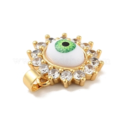 Colgante micropavé cubic zirconia de latón&nbsp;KK-B059-45G-D