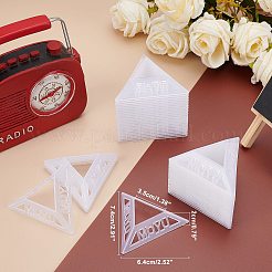 Kunststoff Dreieck Geschwindigkeit magische Würfel Basishalter Rahmen Zubehör Puzzle Würfel organisieren&nbsp;ODIS-WH0005-67
