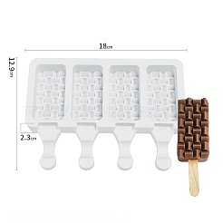 Moldes de silicona para helados rectangulares diy de grado alimenticio&nbsp;LS-DIY-D062-05B