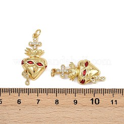 Ottone micro spianare pendenti zirconi&nbsp;KK-L240-21G