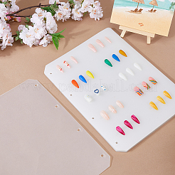 16 feuille intercalaire en plastique pour carnet de notes&nbsp;AJEW-FH0008-83B