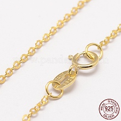 925 Sterling Silber Kabelketten&nbsp;STER-F028-32G