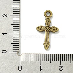 Tibetischer stil Aluminium Anhänger & Charms&nbsp;TIBE-I026-6014AB