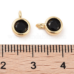 Ottone micro spianare fascino zirconi&nbsp;KK-C051-38G-01