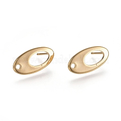 Boucles d'oreilles à tige en acier inoxydable 304&nbsp;LS-STAS-M274-010G