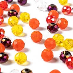 500pcs 5colors galvanisieren Glasperlen&nbsp;EGLA-LS0001-01B