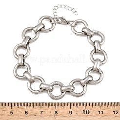 Gliederkettenarmbänder aus 304 Edelstahl für Damen&nbsp;BJEW-Z154-01P