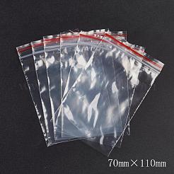 Wiederverschließbare Kunststoffverpackungsbeutel&nbsp;OPP-G001-A-7x11cm
