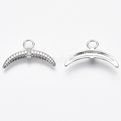 Ottone micro spianare pendenti zirconi&nbsp;KK-R130-024P-NF