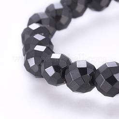 Magnetische synthetische Hämatit-Stretch-Armbänder&nbsp;BJEW-P178-04