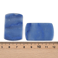 Anhänger aus natürlichem blauem Aventurin (gefärbt und erhitzt)&nbsp;G-K354-14B