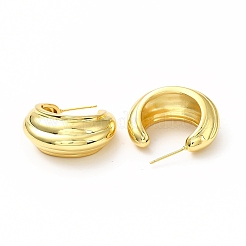 Aretes de latón chapado en rejilla&nbsp;EJEW-H093-03G