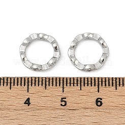 Rahmen aus klaren Zirkonia-Perlen aus Messing&nbsp;KK-D375-33P
