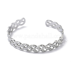304 Edelstahl-Armreife für Damen&nbsp;BJEW-A160-04P