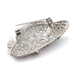 Hut Legierung bunte Strass Brosche&nbsp;JEWB-Q045-04P-02