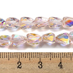 Trasparenti perle di vetro placca fili&nbsp;GLAA-G116-03A-AB01