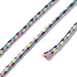 Cordon en polycoton à 4 brin avec fil métallique&nbsp;OCOR-Z003-D119