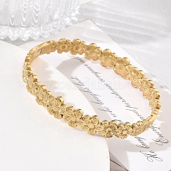 Bracciali rigidi con cerniera in acciaio inossidabile 304&nbsp;SA-CBAB92B-16G