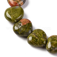 Natur Unakit Perlen Stränge&nbsp;G-I372-A05-01