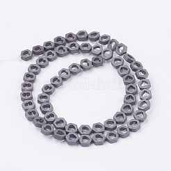 Non magnetici perle ematite sintetico fili&nbsp;G-P341-07F-6x3mm