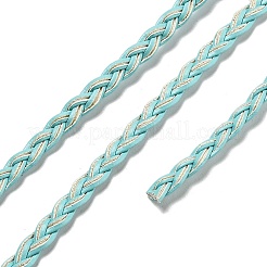 Cordon tressé en cuir PU 3 pli&nbsp;OCOR-Q059-01F