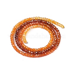 Brin de zircone cubique de couleur dégradé transparent&nbsp;ZIRC-NH0002-01J
