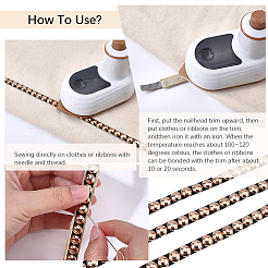 1 pieza de moldura de cabeza de clavo de acero inoxidable 201&nbsp;DIY-GF0014-08KCG