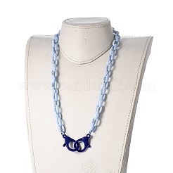 Personalisierte Acryl-Kabelketten-Halsketten&nbsp;NJEW-JN02898-01