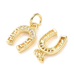 Messing micro pave klar zirkonia charme&nbsp;CU-E003-08G
