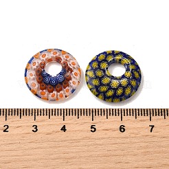 Handgemachte Glasperlen Millefiori&nbsp;LAMP-A155-01E