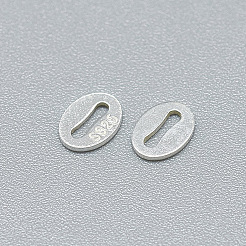 925 Sterling Silber Slice Kettenlaschen&nbsp;STER-T002-253S