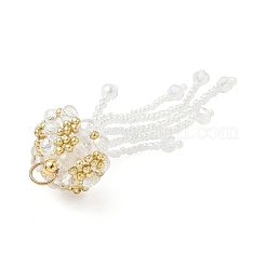 Pendentifs gros en verre&nbsp;PALLOY-MZ00919-04