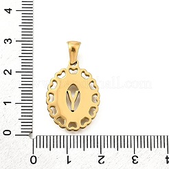 Pendentifs en acier inoxydable 304 doré&nbsp;STAS-K300-02G-Y