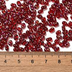 Spray bemalte Glasperlen&nbsp;SEED-F005-11A-03