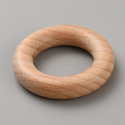 Anneaux de liaison en bois naturel inachevé&nbsp;WOOD-WH20010-02B