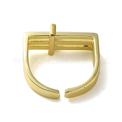 Ottone aperto con anelli di zirconi cubici&nbsp;RJEW-B057-06G