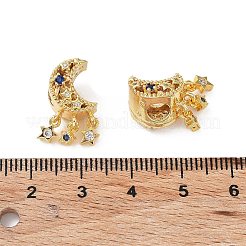 Perline zirconi micro pave  in ottone&nbsp;KK-A189-08G